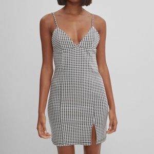 Bershka Gingham Mini Dress
